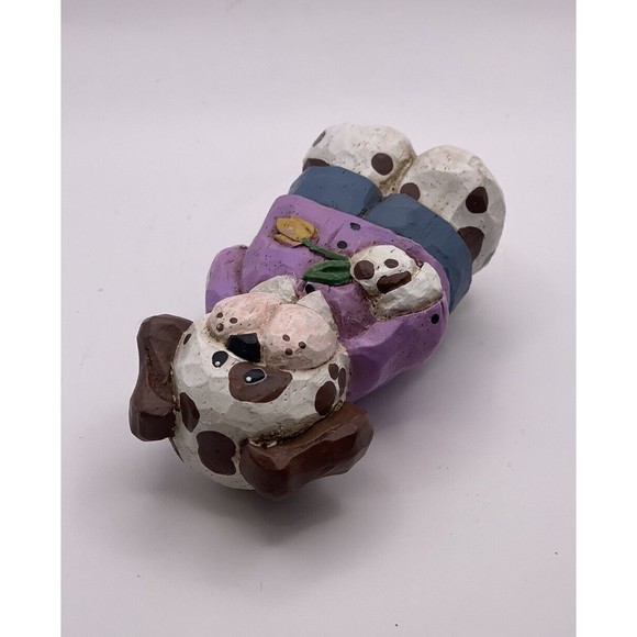 Eddie Walker Midwest of Cannon Falls Dog With Frog Figurine Used - Picture 7 of 9